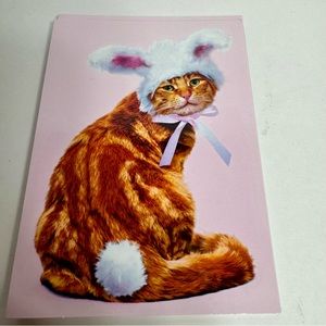 6 Avanti Greeting cards - cat in Easter bunny ears 
Holiday: Easter